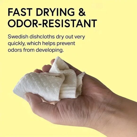 NEW Set of 5 Swedish Dishcloth - Coffee Lovers, Reusable Dishcloth, Sustainable - Picture 6 of 9